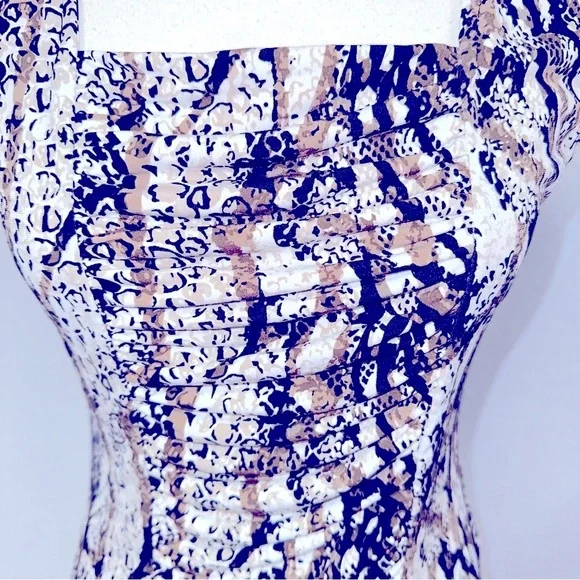 Women’s Style & Co sleeveless animal print blouse sz PM - Picture 2 of 6